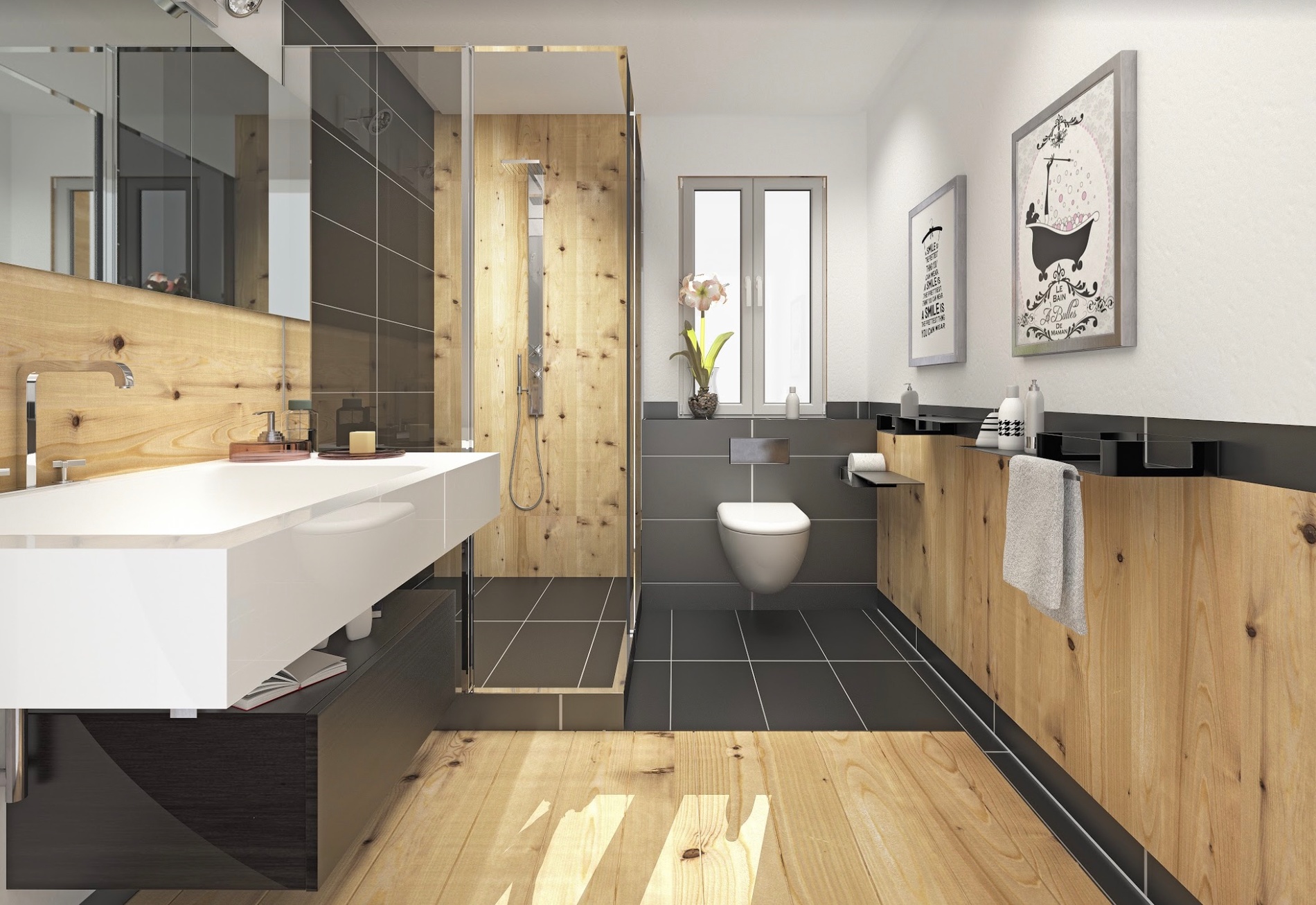 Comment intégrer le bois dans votre salle de bain ?
