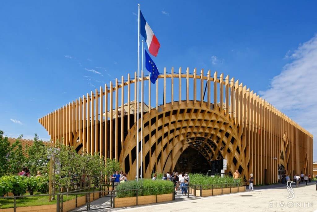 Charpente d'exception : Pavillon France à l'exposition universelle de Milan