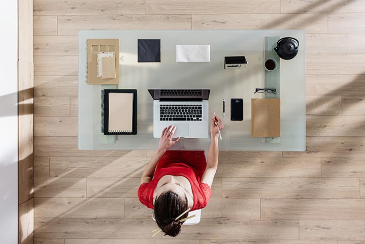 Exemple de pose de parquet à l'anglaise