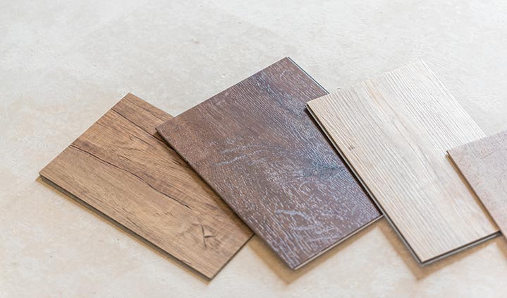 Échantillon de parquet bois