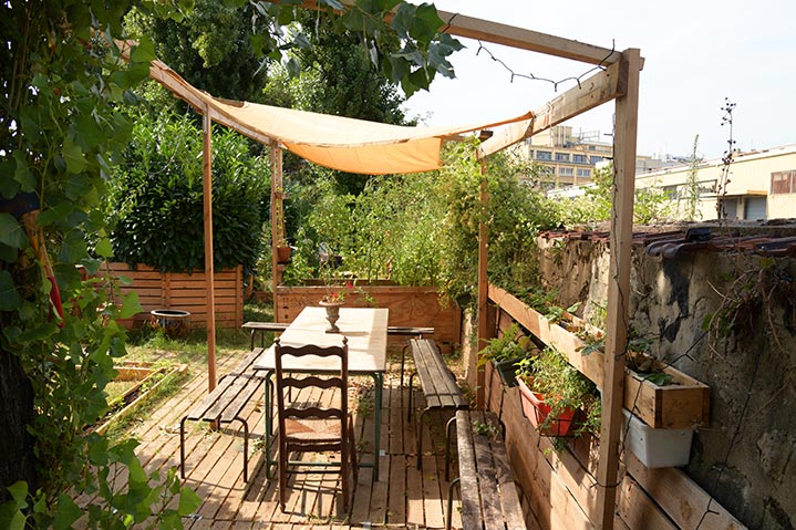 terrasse et pagode