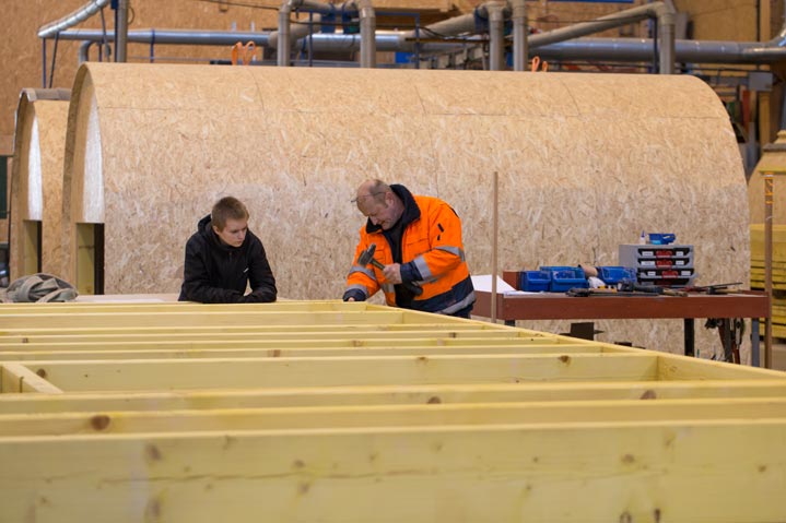 Ateliers de préfabrication - Ossatures contrôle