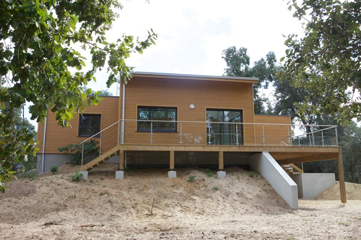 Maison bois sur terrain contraignant