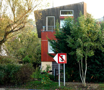 Visuel de la maison en bord de marne - Vue du pignon