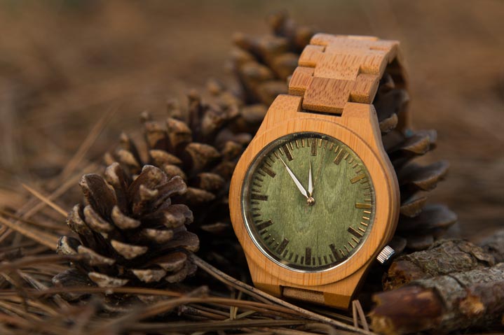 Montre en bois pour homme