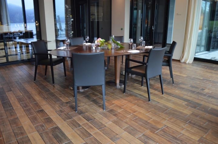 Exemple de parquet en canne de bambou