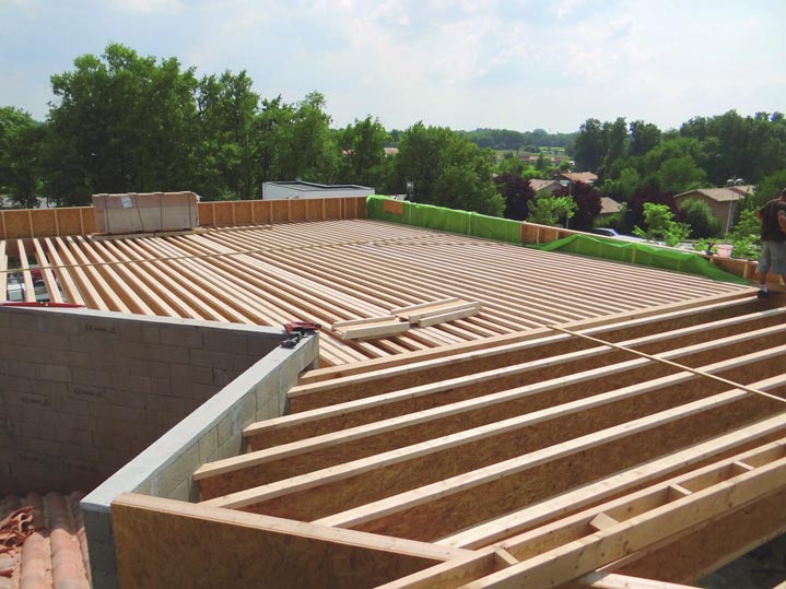 Réalisation du plancher bois