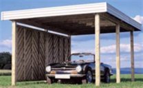 Visuel d'un carport en bois