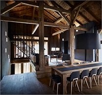 Exemple d'un intérieur bois - Villa Solaire à Morzine - JKA + FUGA