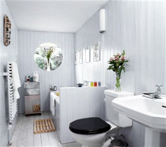 Visuel d'une salle de bains bois tendance et claire