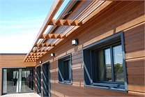 Maison construite en bois