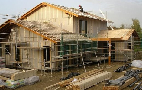 La maison en contruction