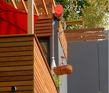 Détails du bardage sur la surélévation