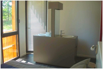 Vue de la salle de bain