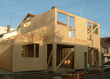 Visuel de la structure en bois terminée