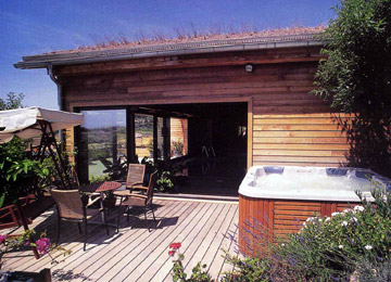 Visuel de la terrasse en bois