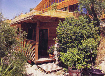 Visuel de la maison au sein de la végétation