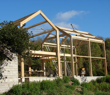 Visuel de la maison en construction