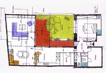 Visuel du plan de la maison