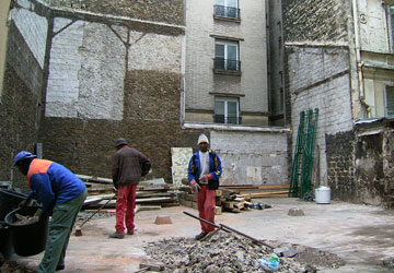 Préparation du chantier