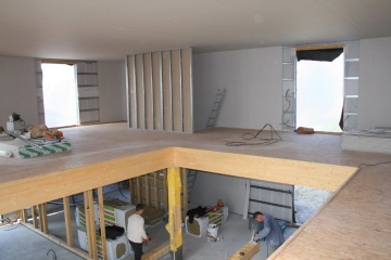 Création d plancher bois