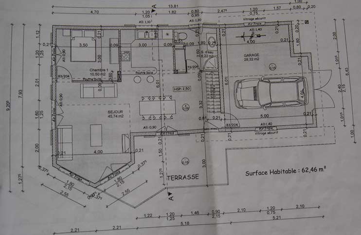 Plan du rez-de-chaussée