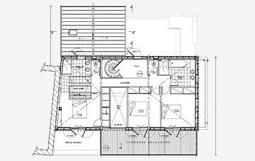 Visuel du plan de l'étage de la maison