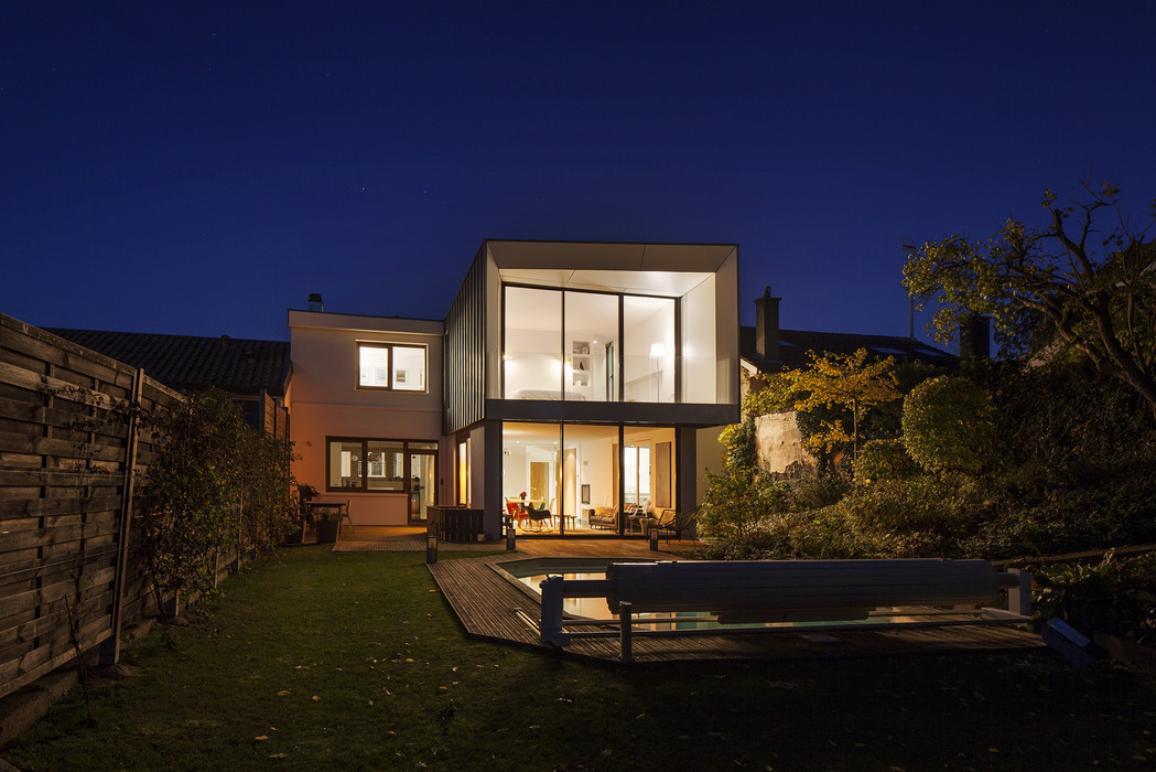 façade extension bois