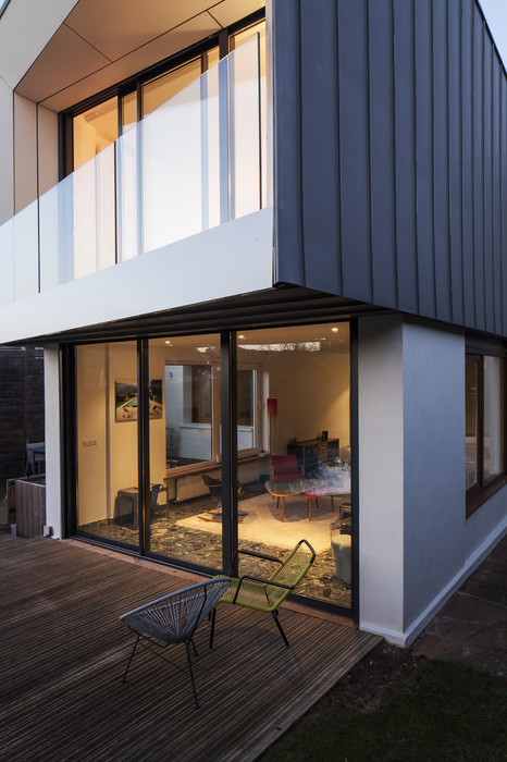 extension bois moderne
