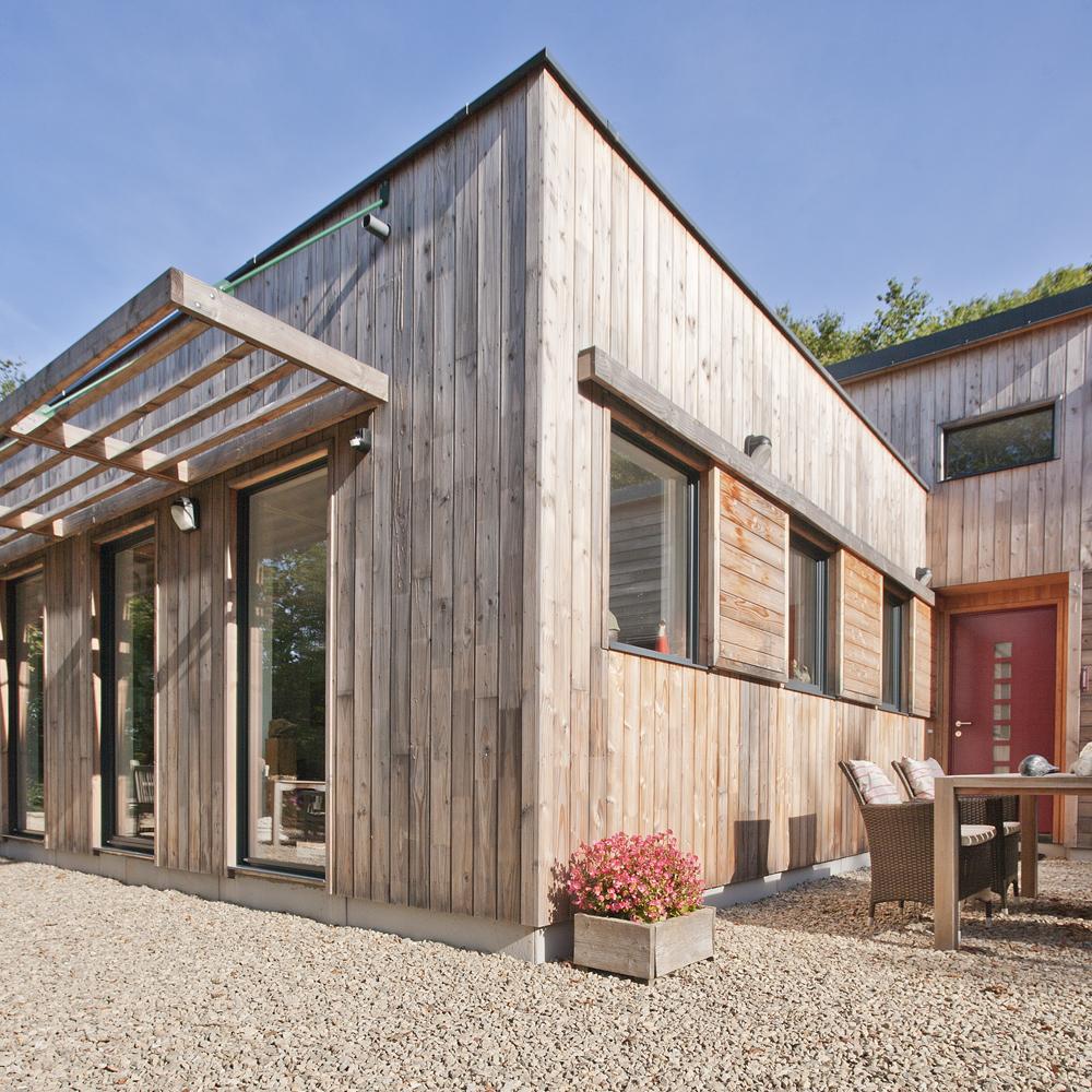 Visuel d'une construction en bois vieilli