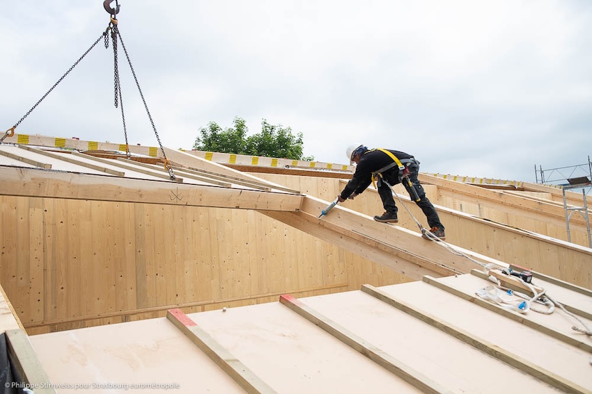 Utilisation en toiture (© Nicolas Montaudie)