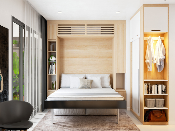 Meubles en bois modulables