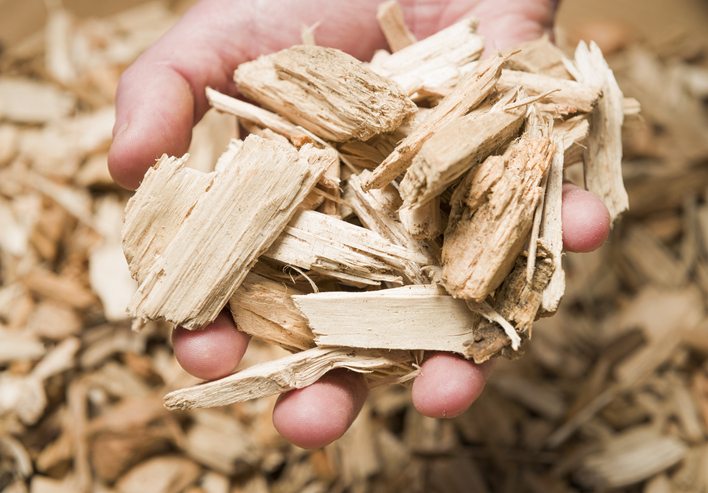Stockage de copeaux de bois pour chaudière à biomasse Macro